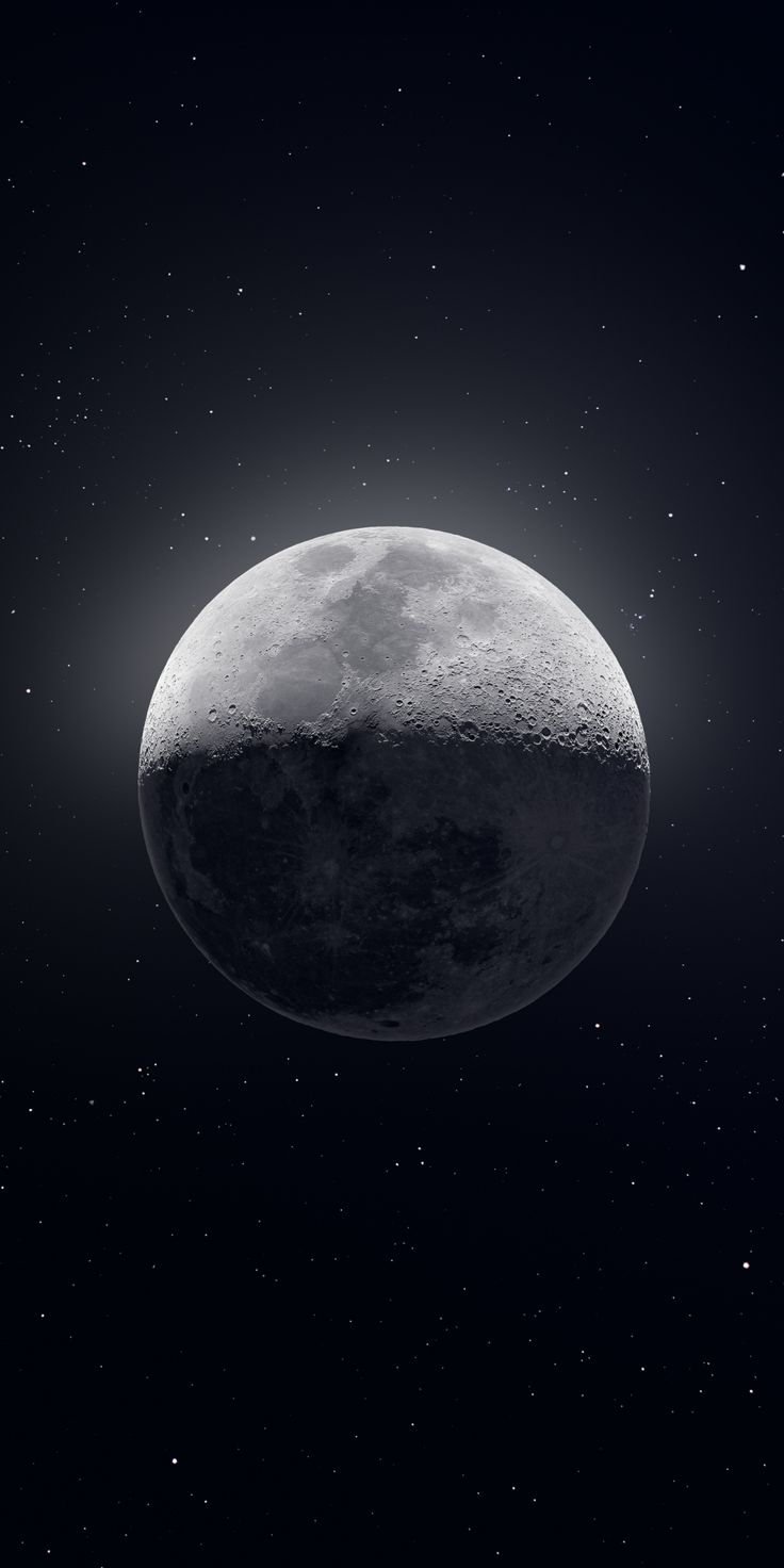 wallpaper Moon, space, art