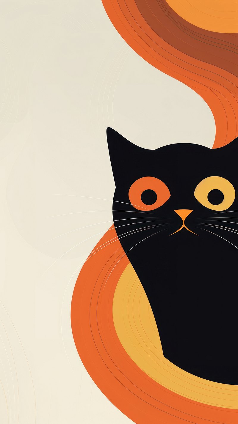 iPhone Wallpaper Cat Image. Free