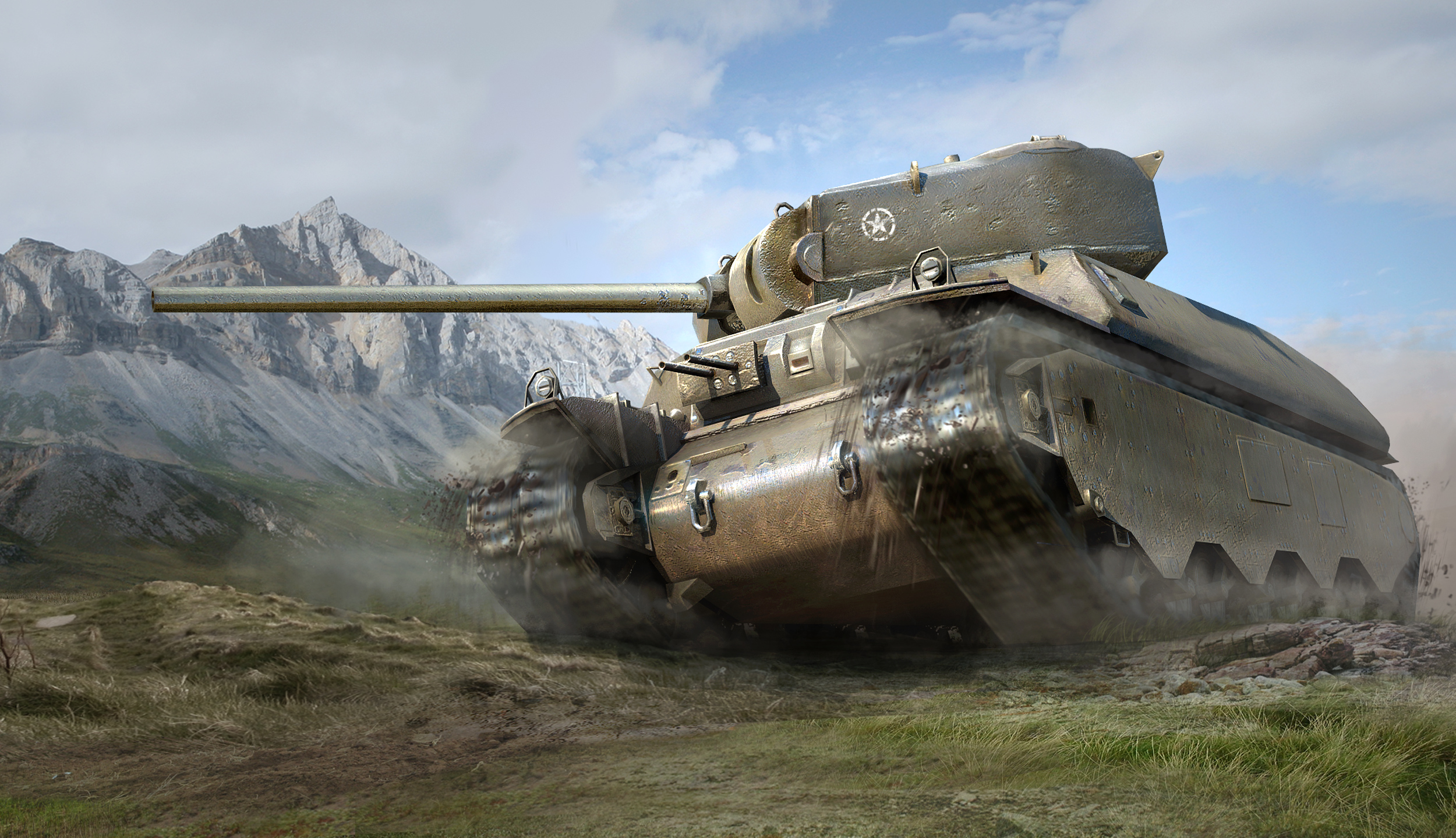 Tanks tank M6 USA 3D Graphics 2500x1439