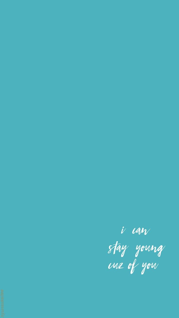 TXT BLUE ORANGEADE WALLPAPER