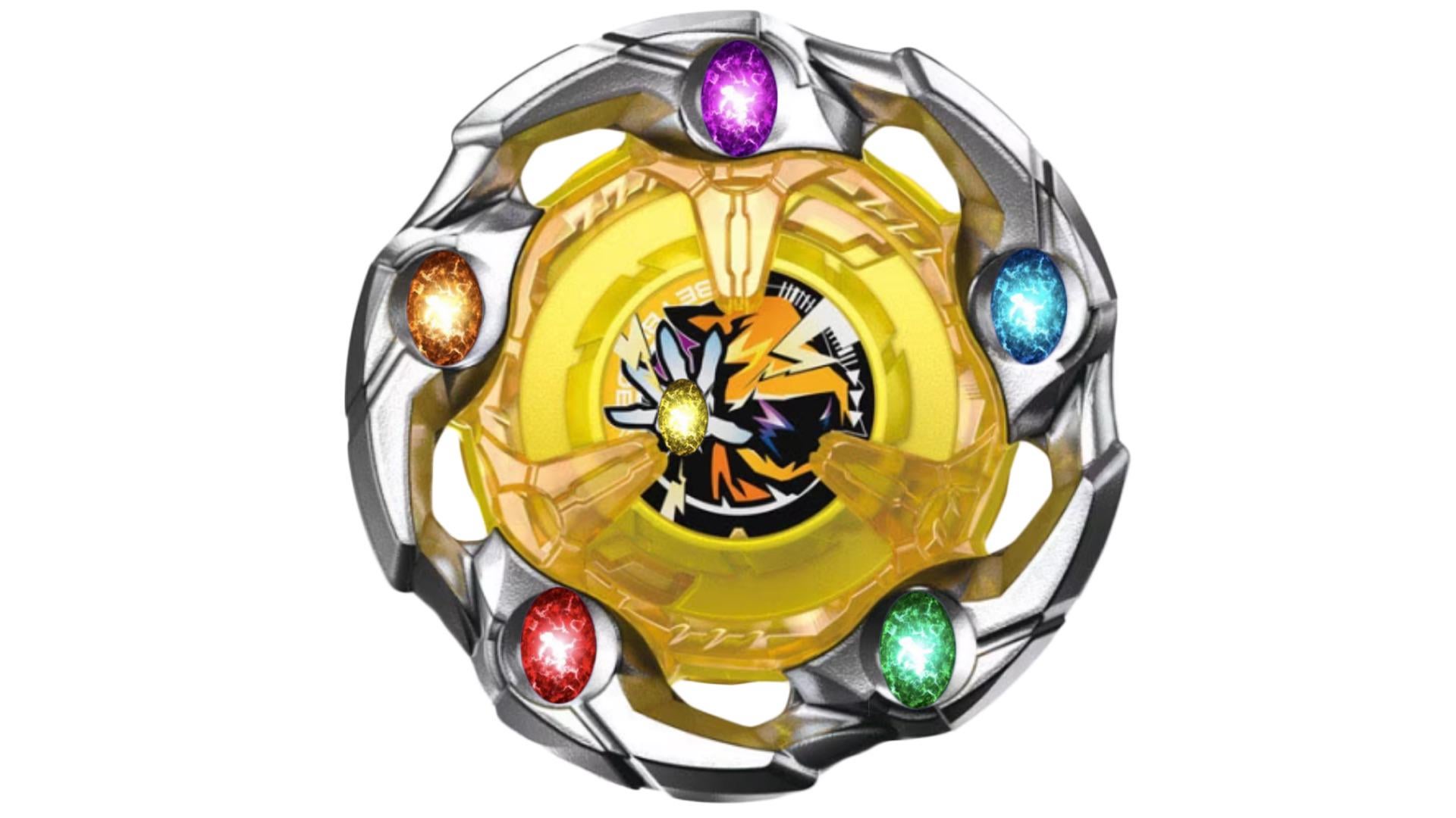 The Beyblade x marvel collab image, r