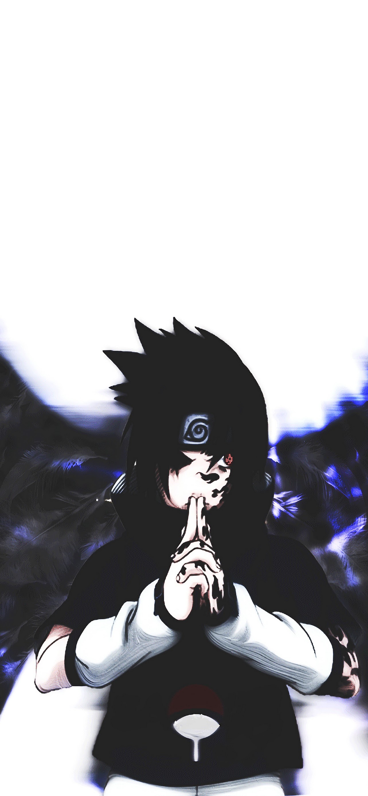 Sasuke Uchiha Curse Mark 4K Wallpaper