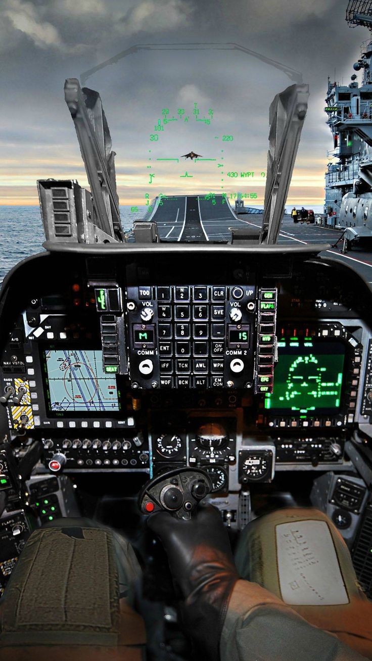 Jet Cockpit Lockscreen 4K Android