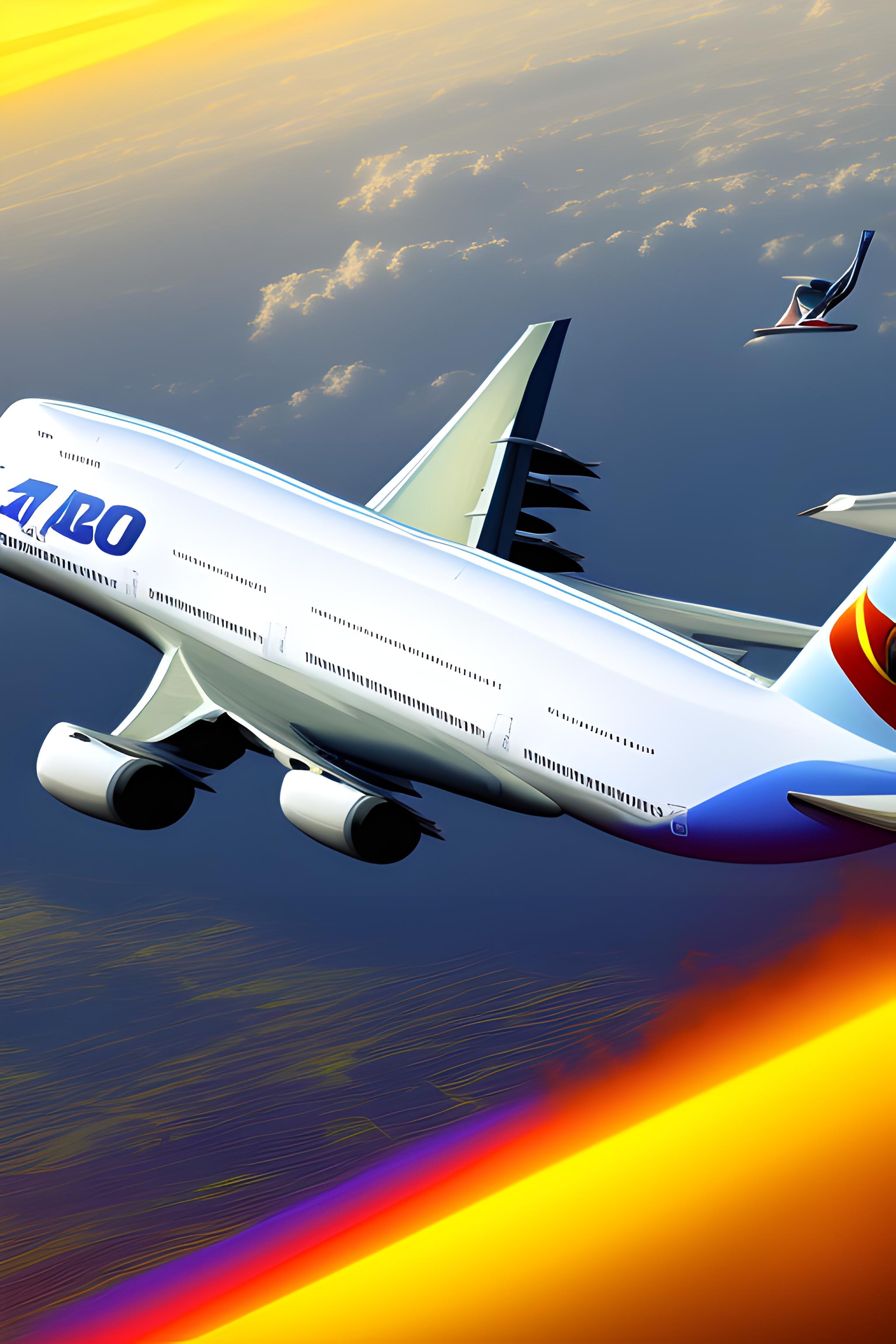 Boeing 737 over Poznanń