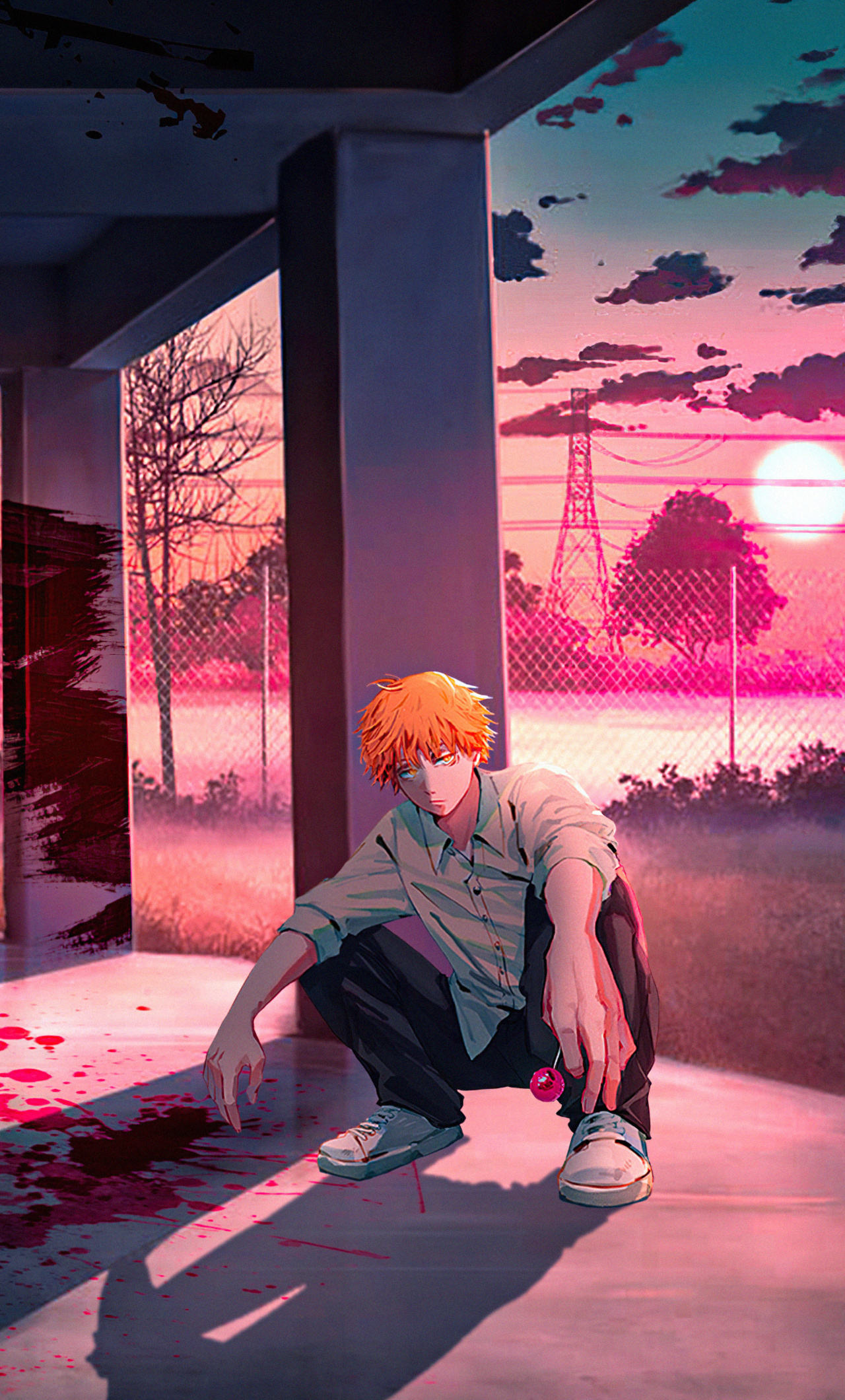 Denji Chainsaw Man Anime Boy 4k iPhone , HD 4k Wallpaper Image, Background, Photos and Picture