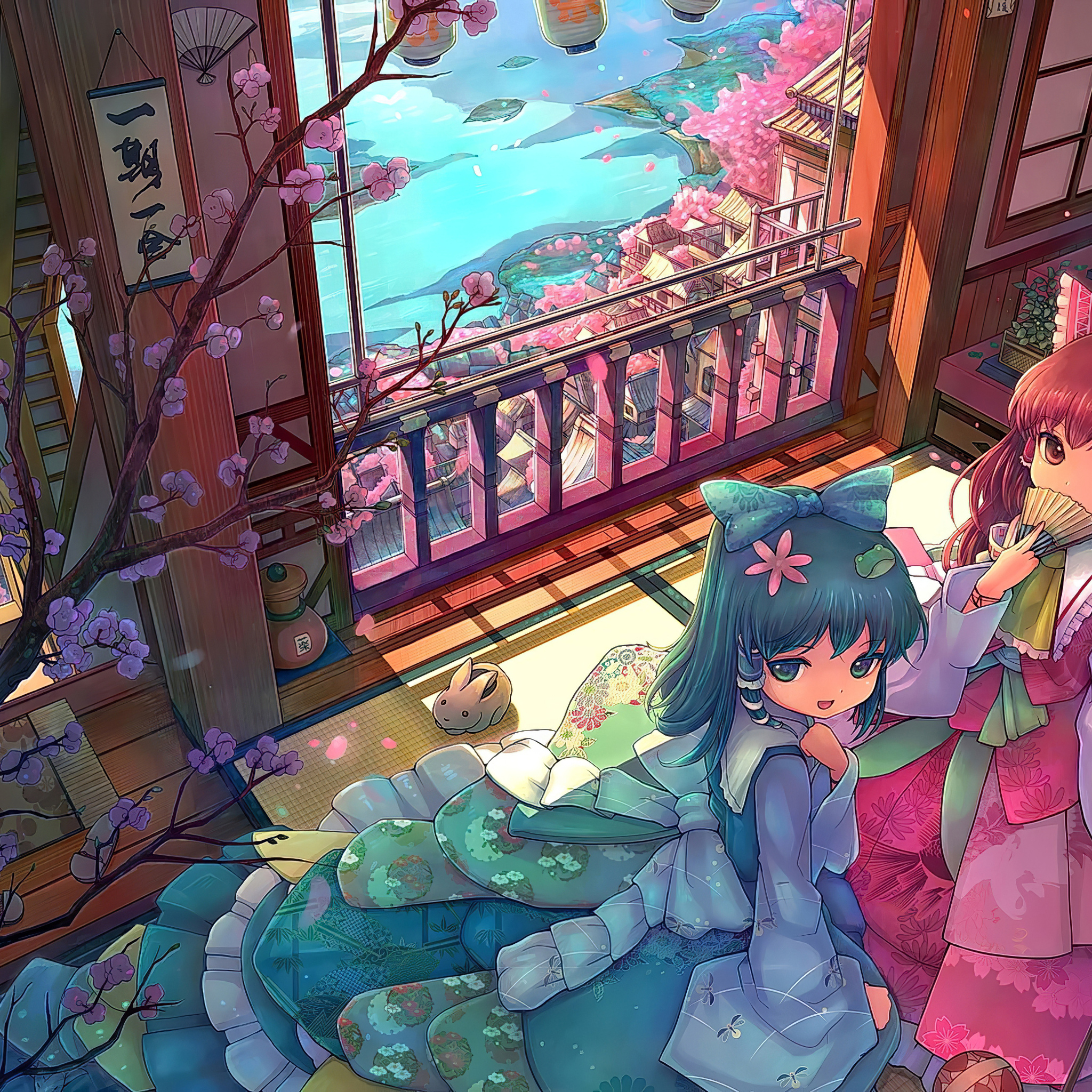 Anime Girl Japanese Clothes