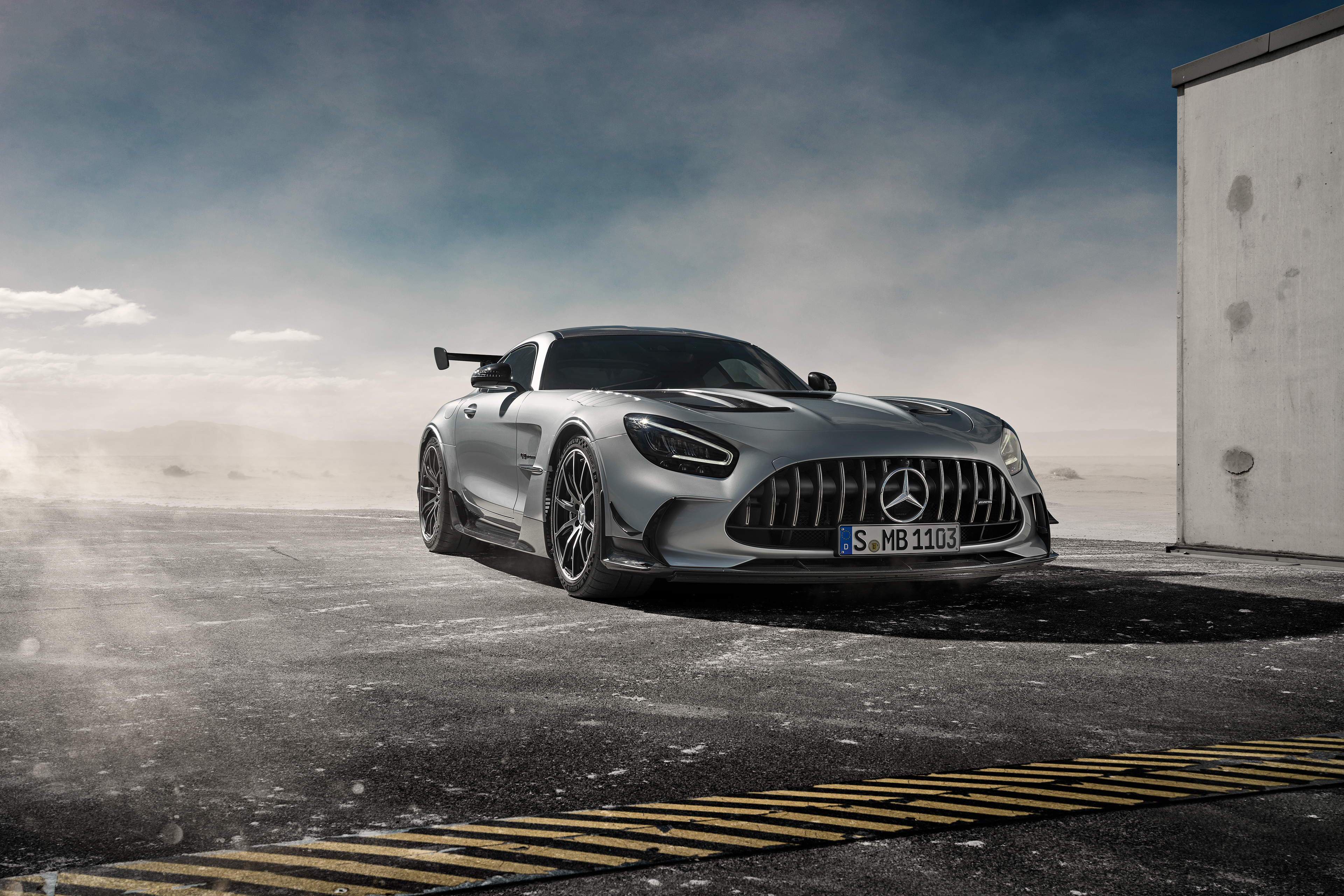 Silver Car, Mercedes Amg Gt
