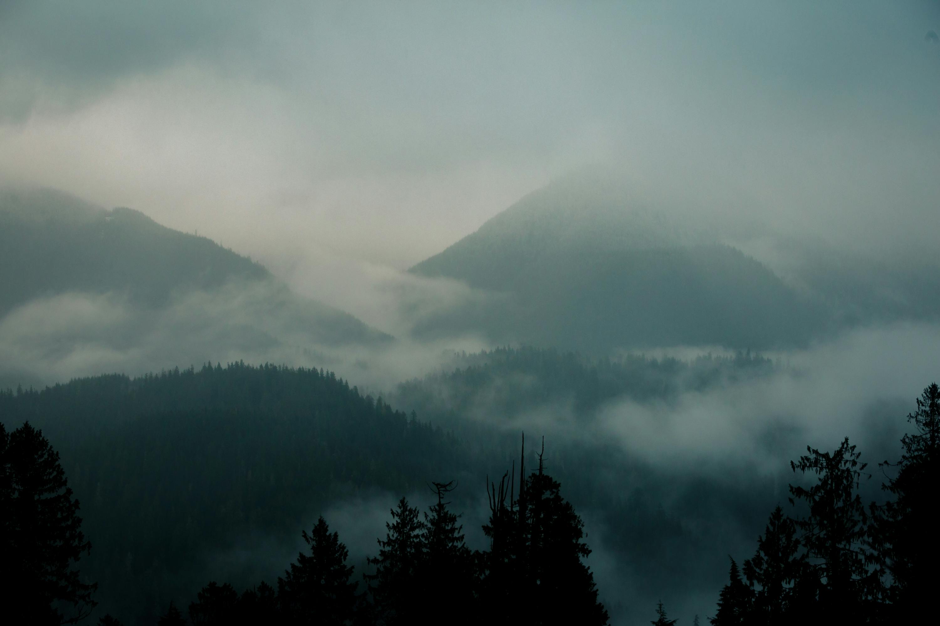 A Foggy Mountain Range · Free