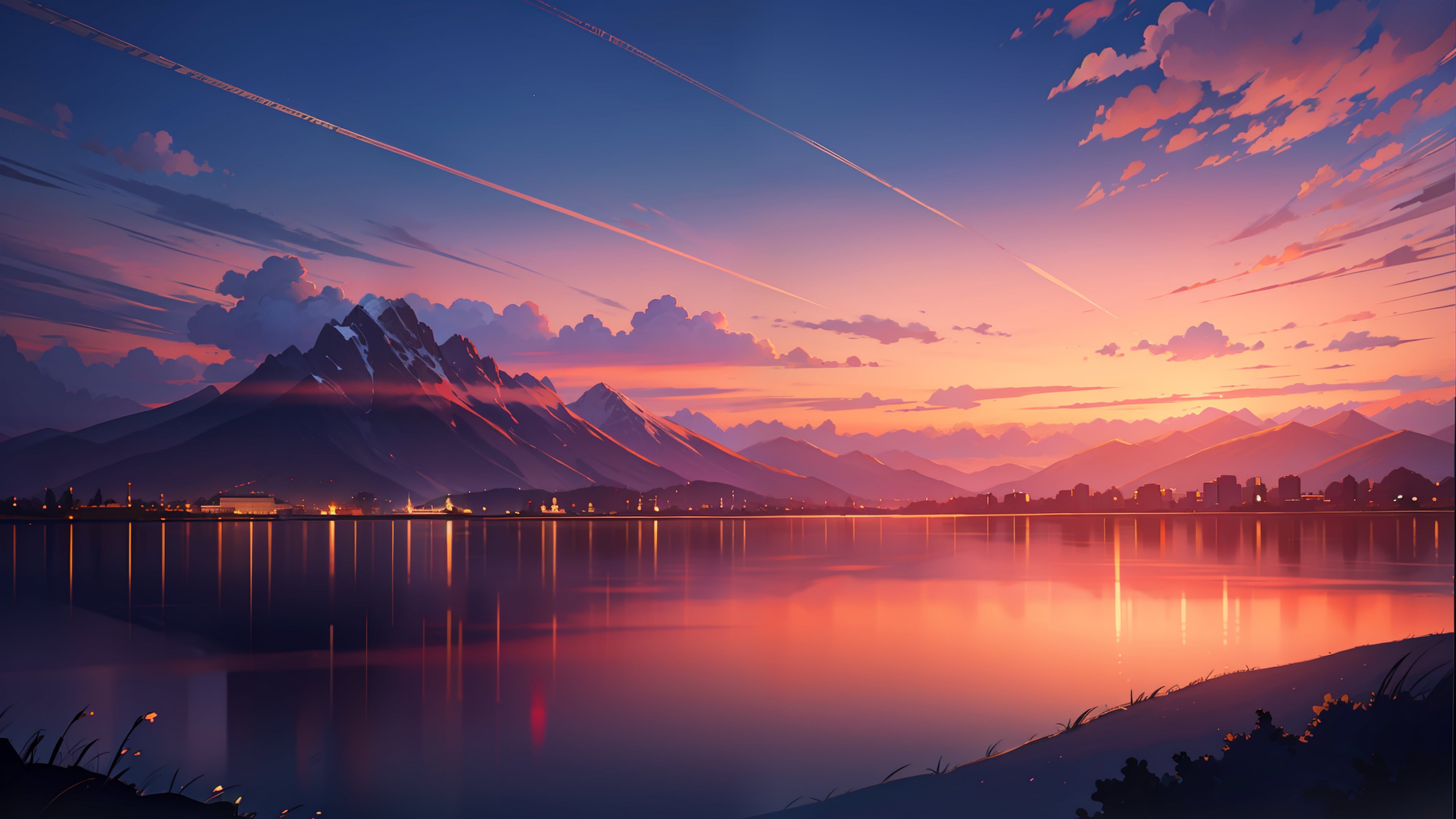 Anime Sunset [3840x2160]