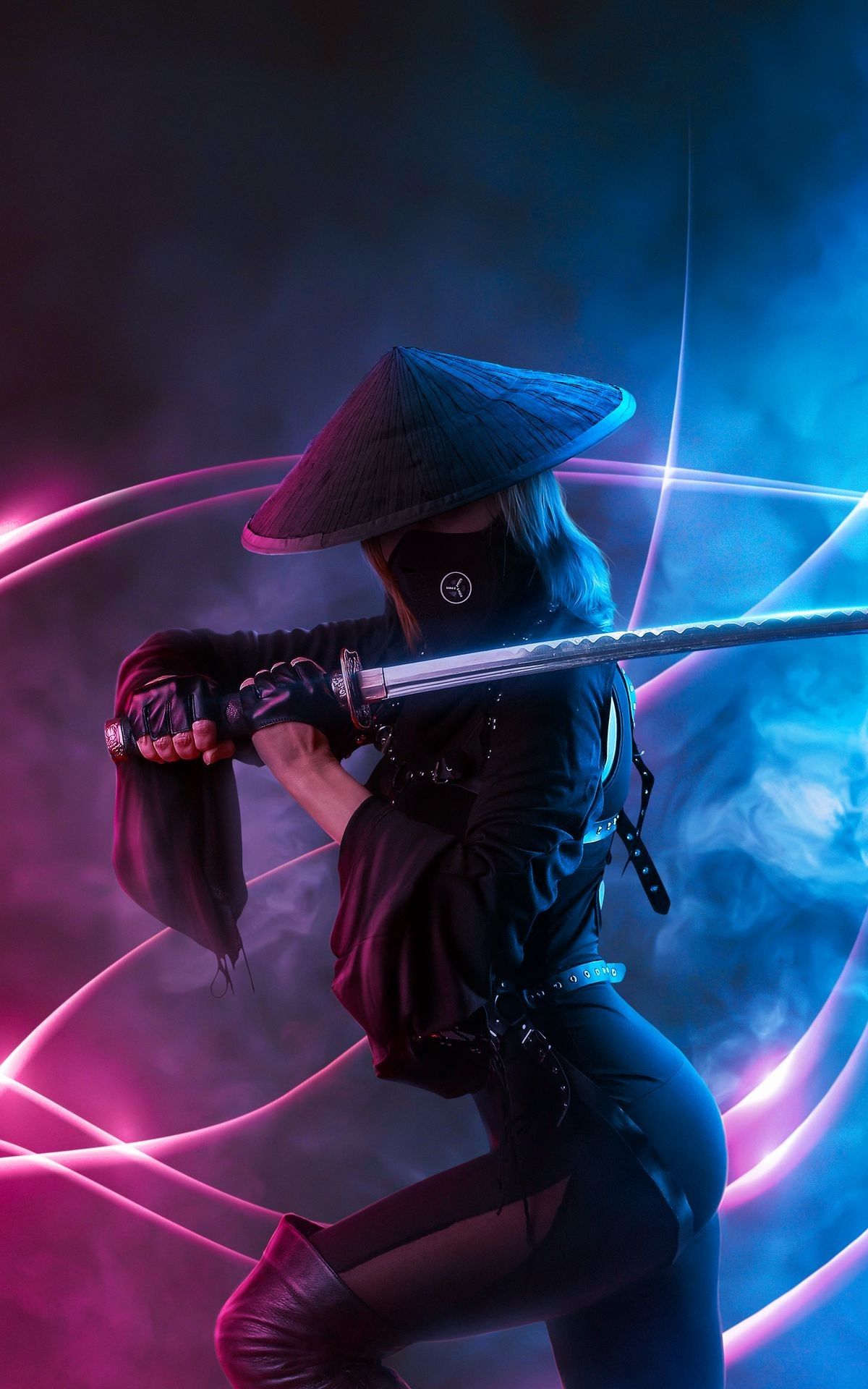 Samurai wallpaper, Animation