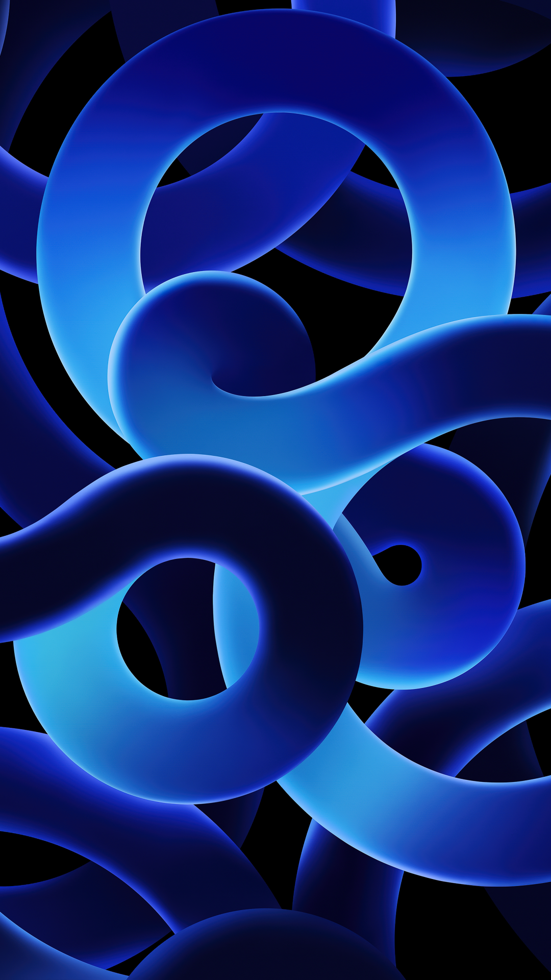 iPad Air 2022 Wallpaper 4K, Blue