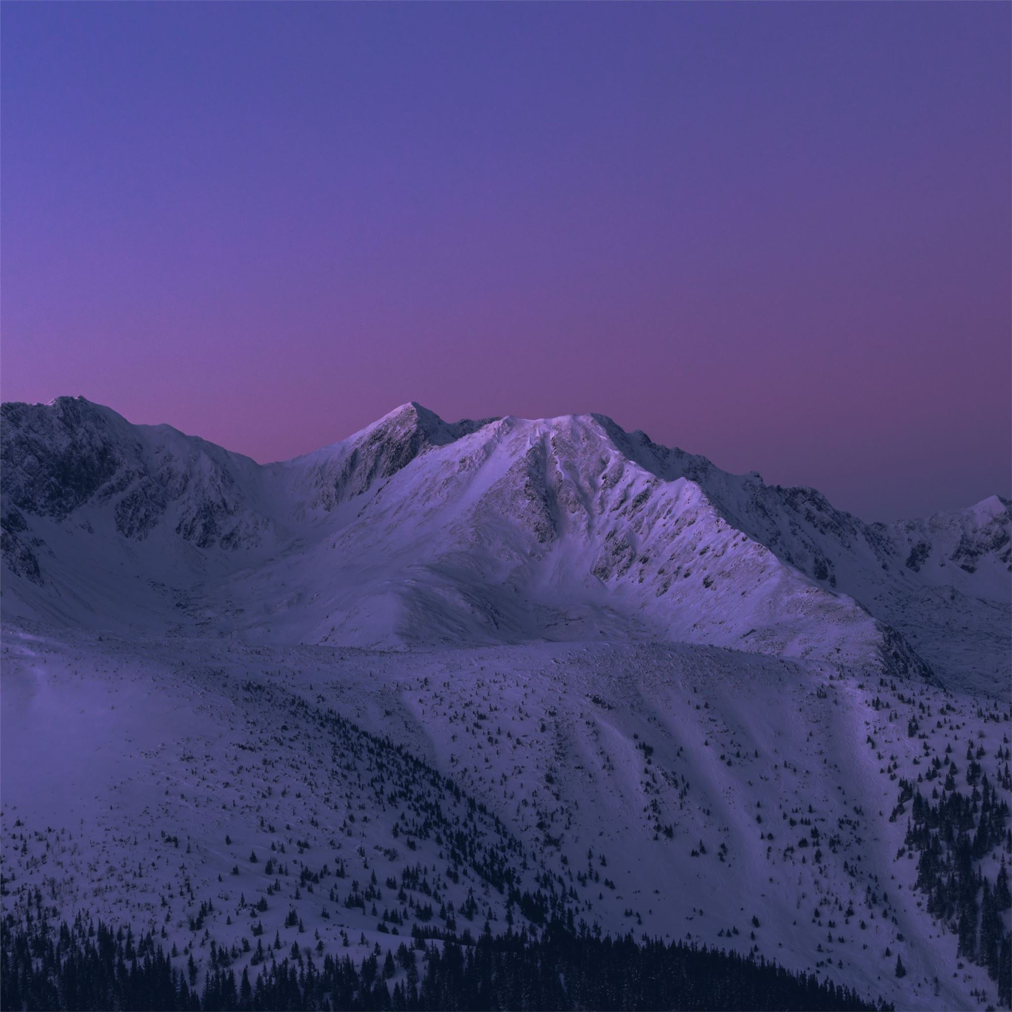 snow covered mountains 4k 5k iPad Air