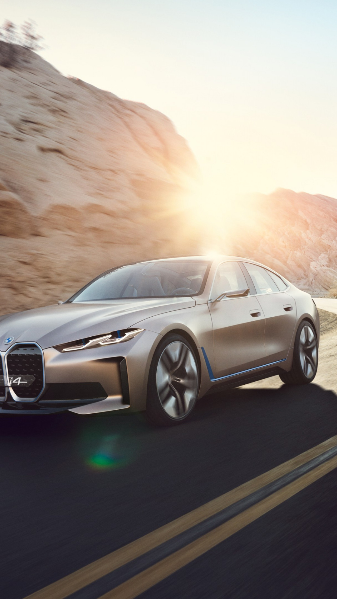 Download wallpaper: BMW i4 2021 1080x1920