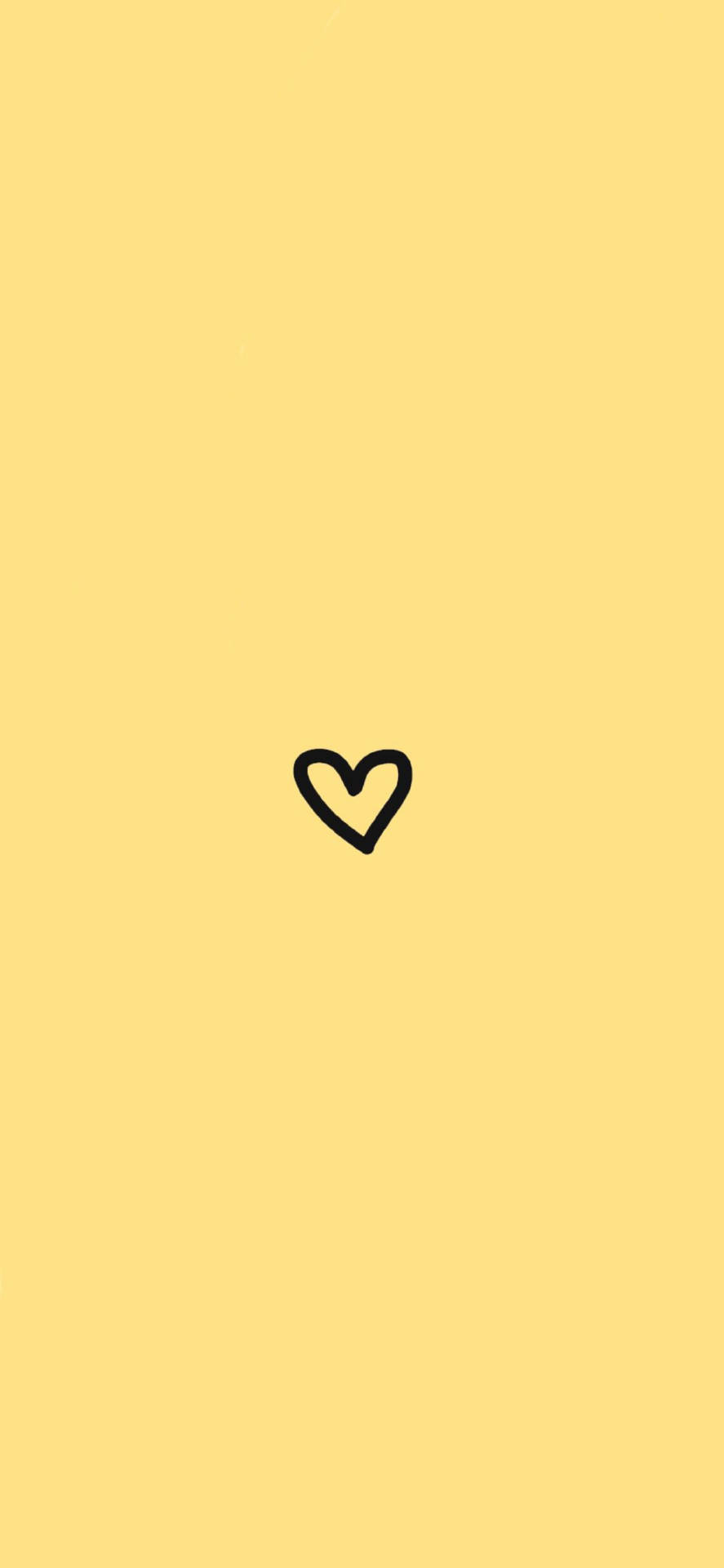 Download Minimalist Heart Yellow