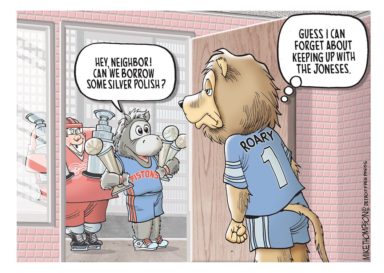 Detroit Lions cartoon gallery
