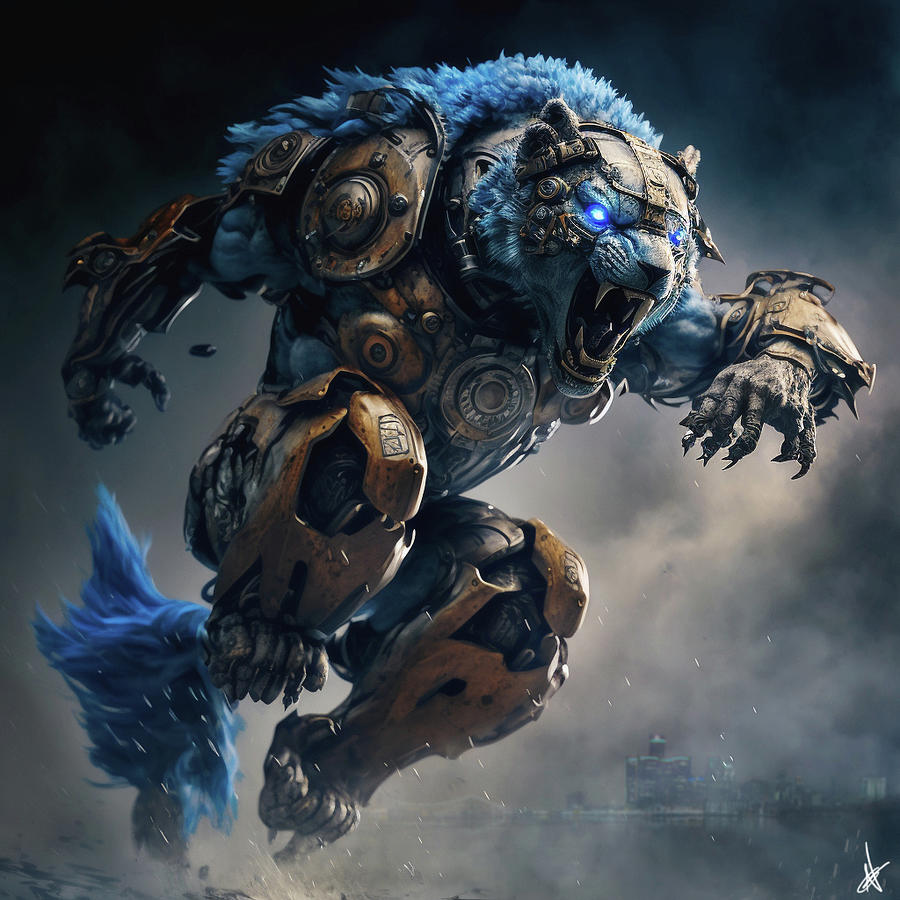 The New Detroit Lions Digital Art