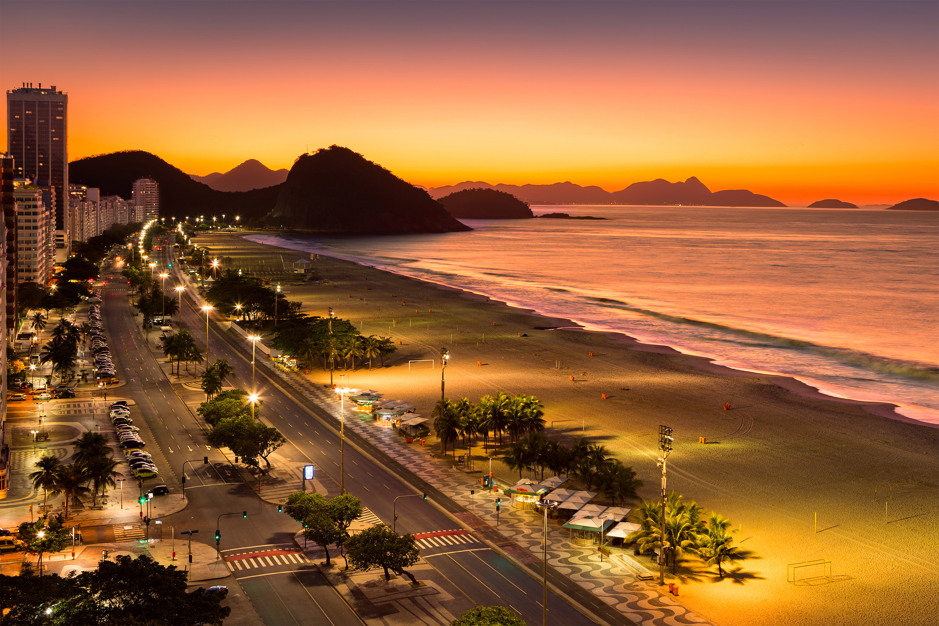Copacabana Beach Rio de Janeiro Brazil Wallpaper​-Quality Free Image and Transparent PNG Clipart