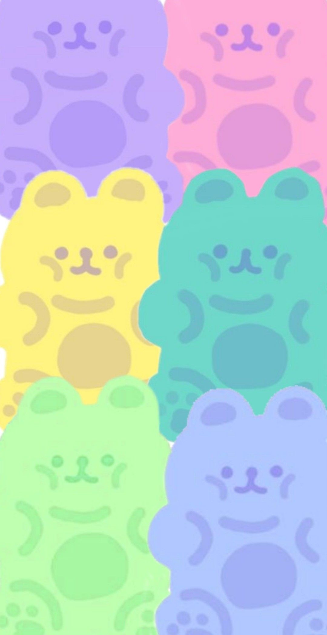 Colorful Teddy Bear Wallpaper