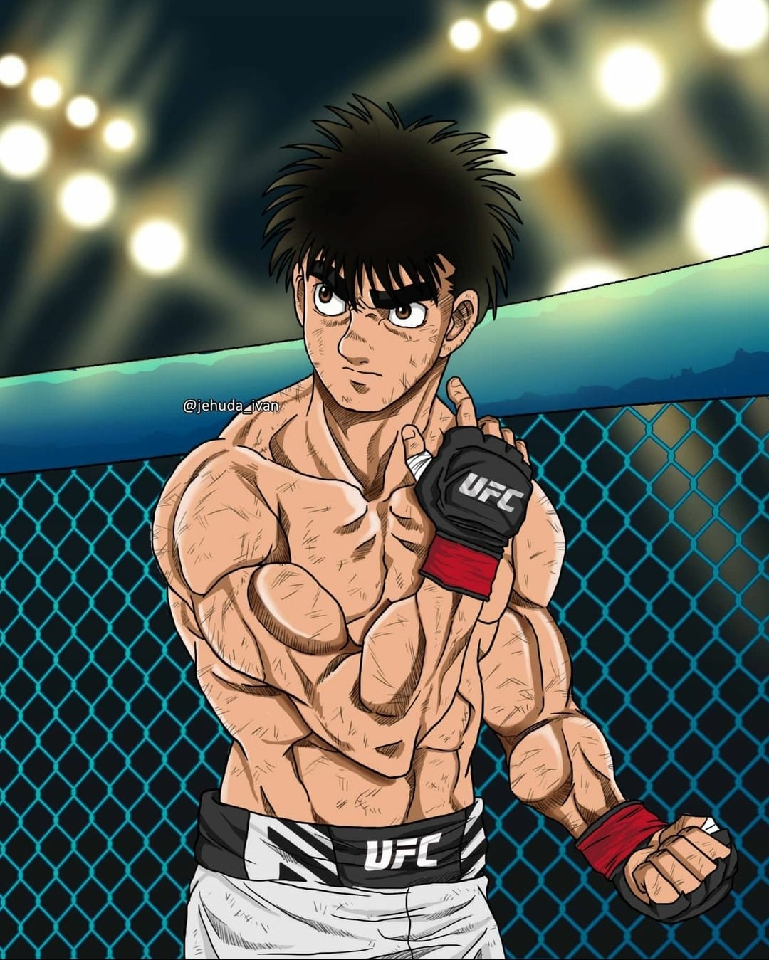 Ippo in octagon would be lit Idk who
