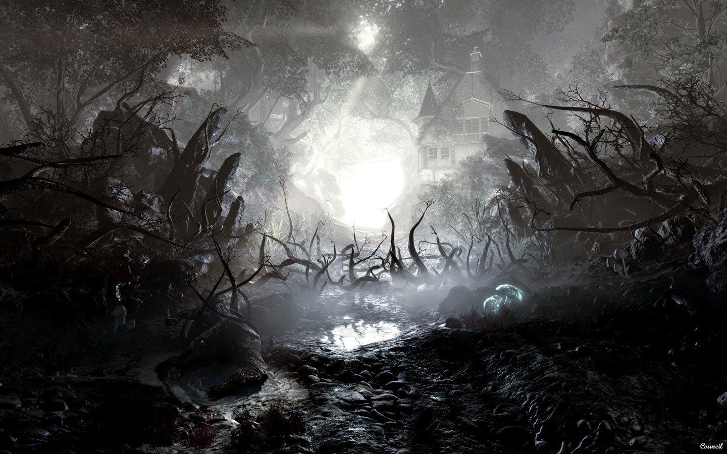 HD desktop wallpaper: Fantasy, Dark