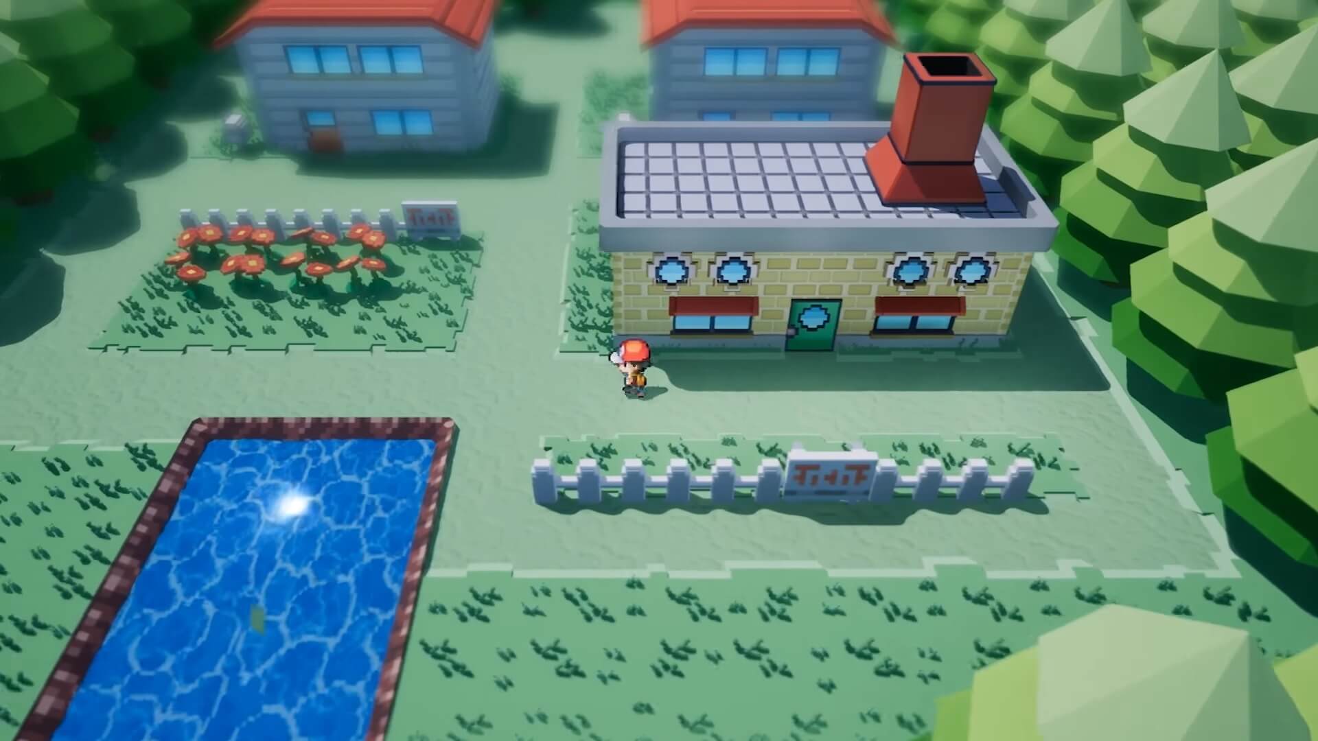 Pallet Town in Unreal Engine