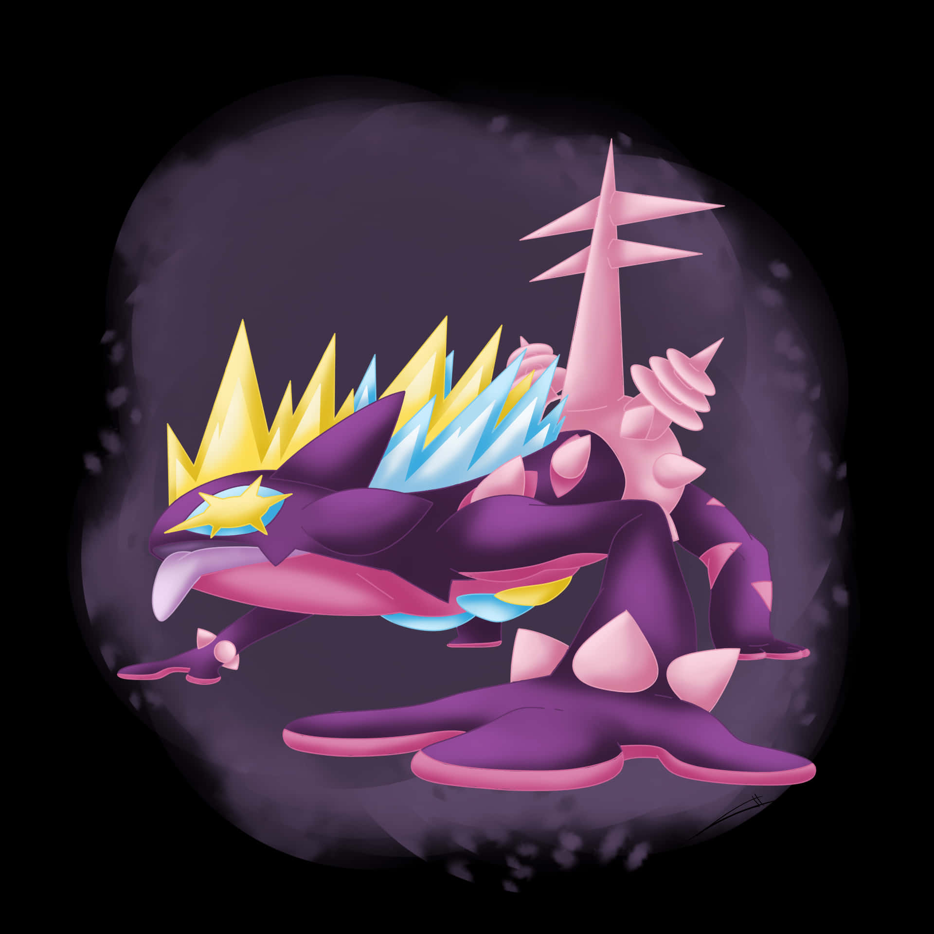 Electric Poison Type Pokemon Wallpaper