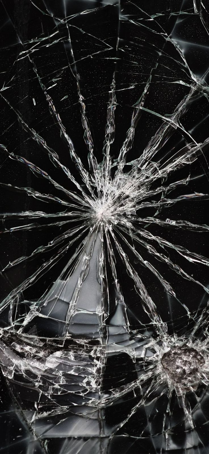 Download broken screen wallpaper