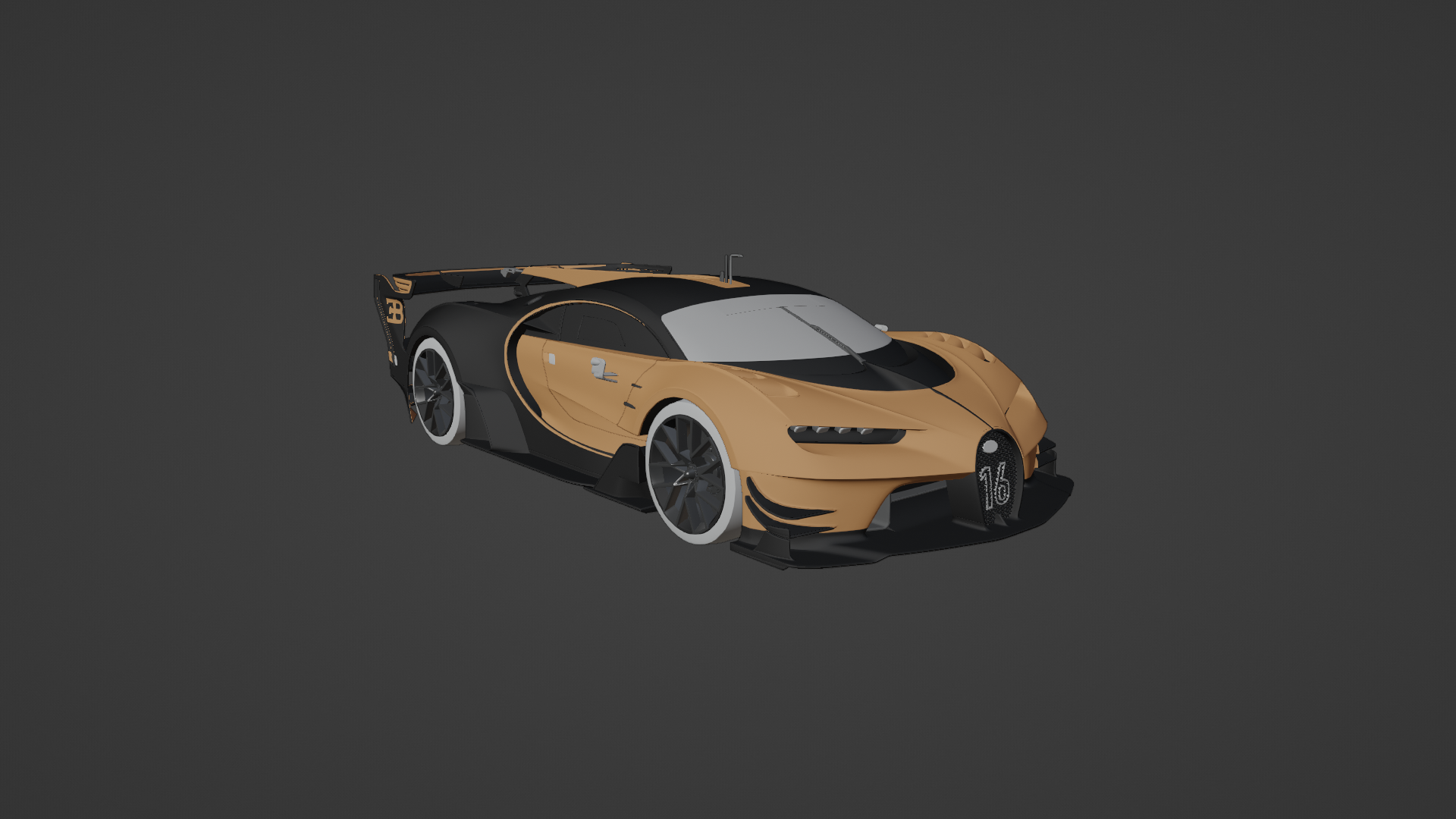 STL file Bugatti Vision Gran Turismo