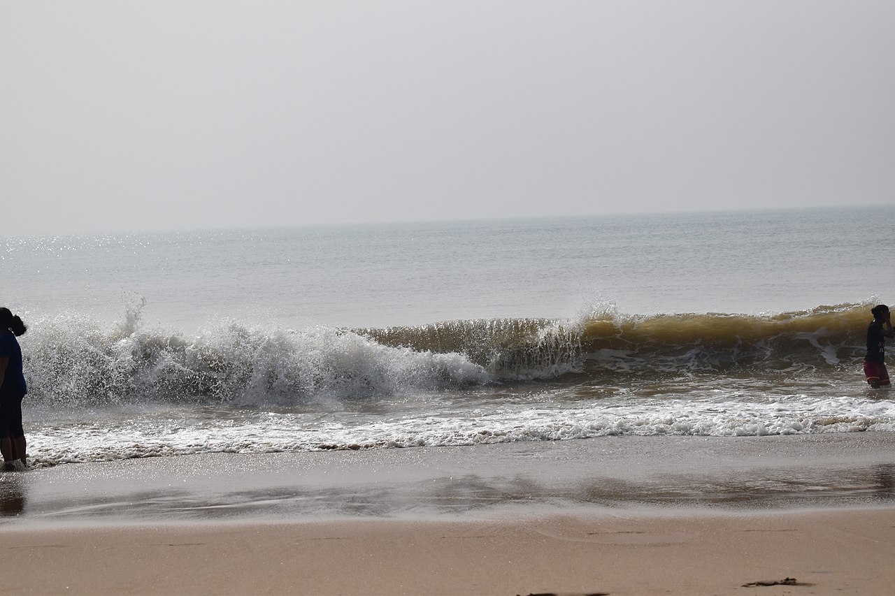 Puri sea beach in Puri city