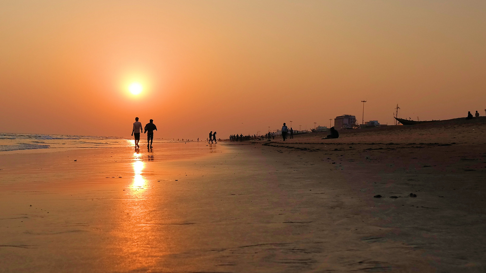 Puri Sea beach, Bay of Bengal, Od