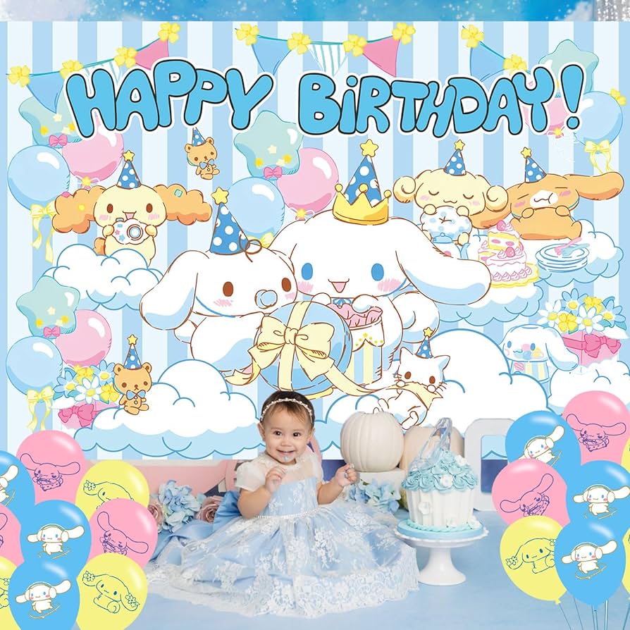 Cinnamoroll Birthday Party Decoration