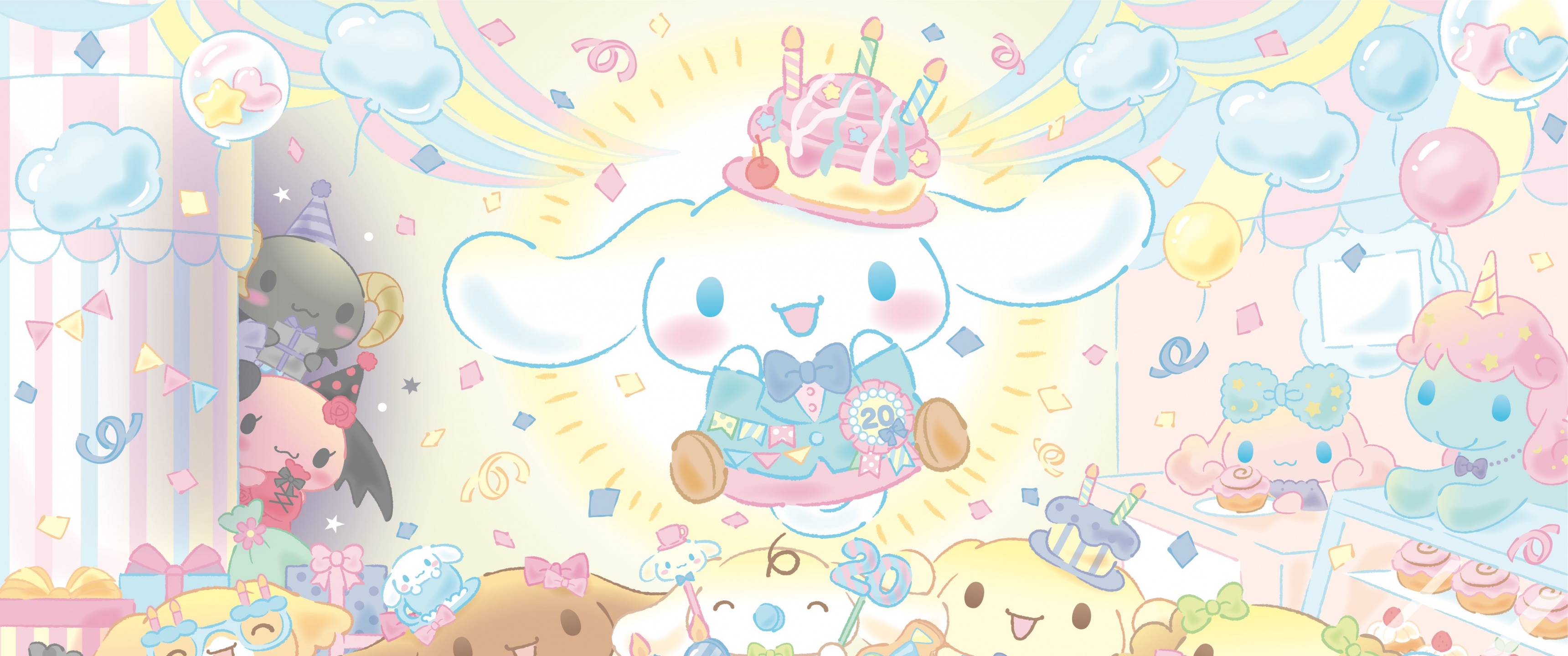 Cinnamoroll Wallpaper 4K, Birthday, 5K