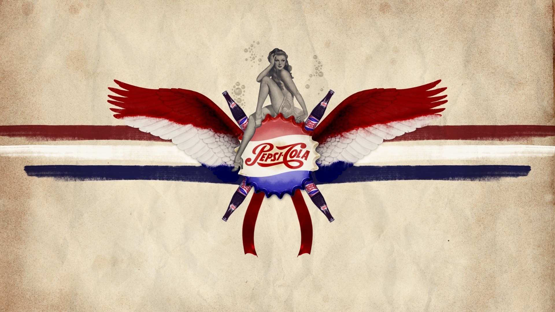 Classic Pepsi HD Wallpaper
