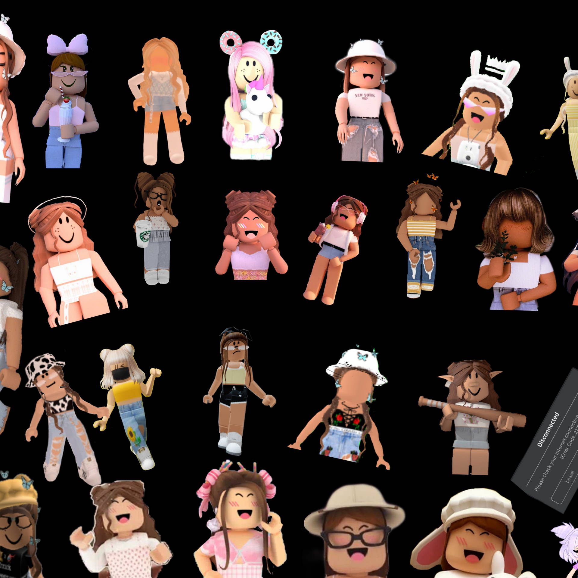 Download Aesthetic Roblox Girl Collage