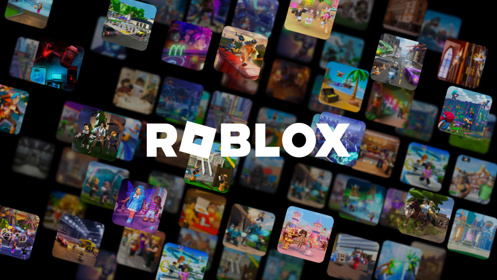 Download Roblox Game Collage Wallpaper