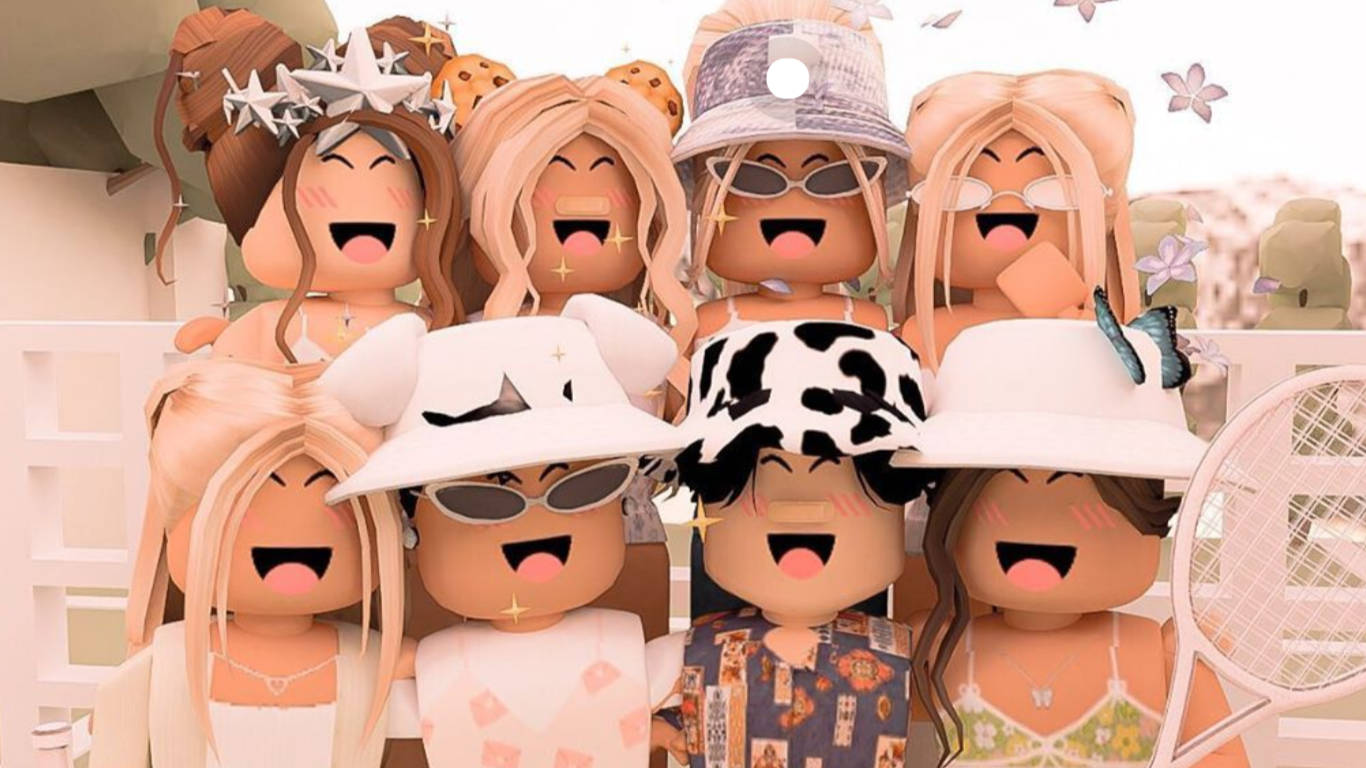 Download Aesthetic Roblox Girl Group