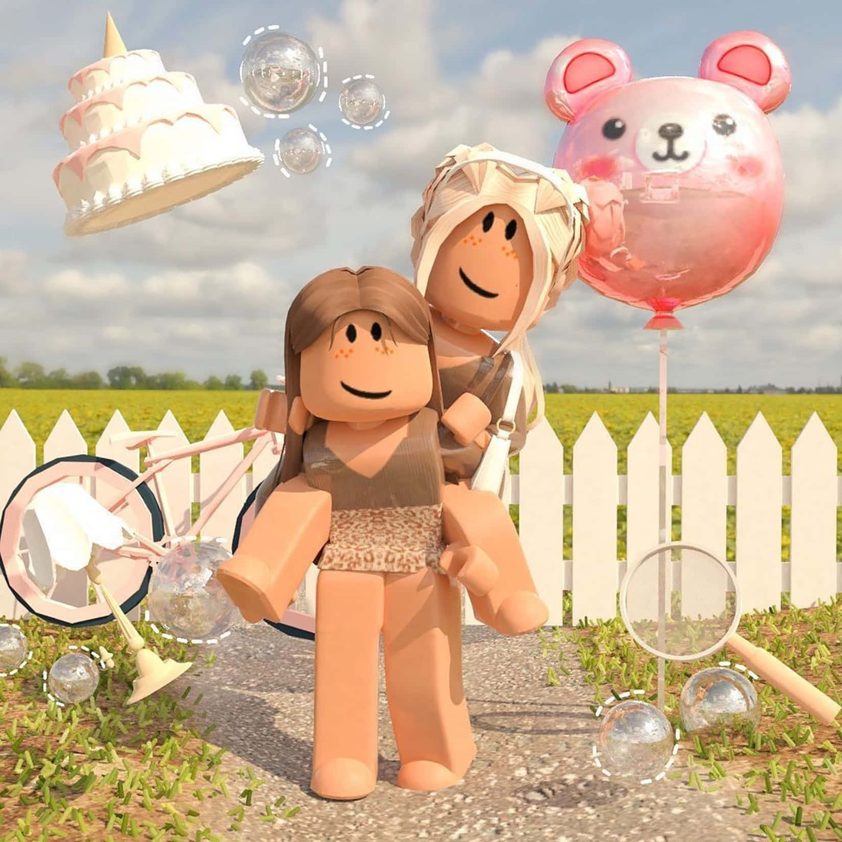 Customizable GFX for Roblox Wallpaper