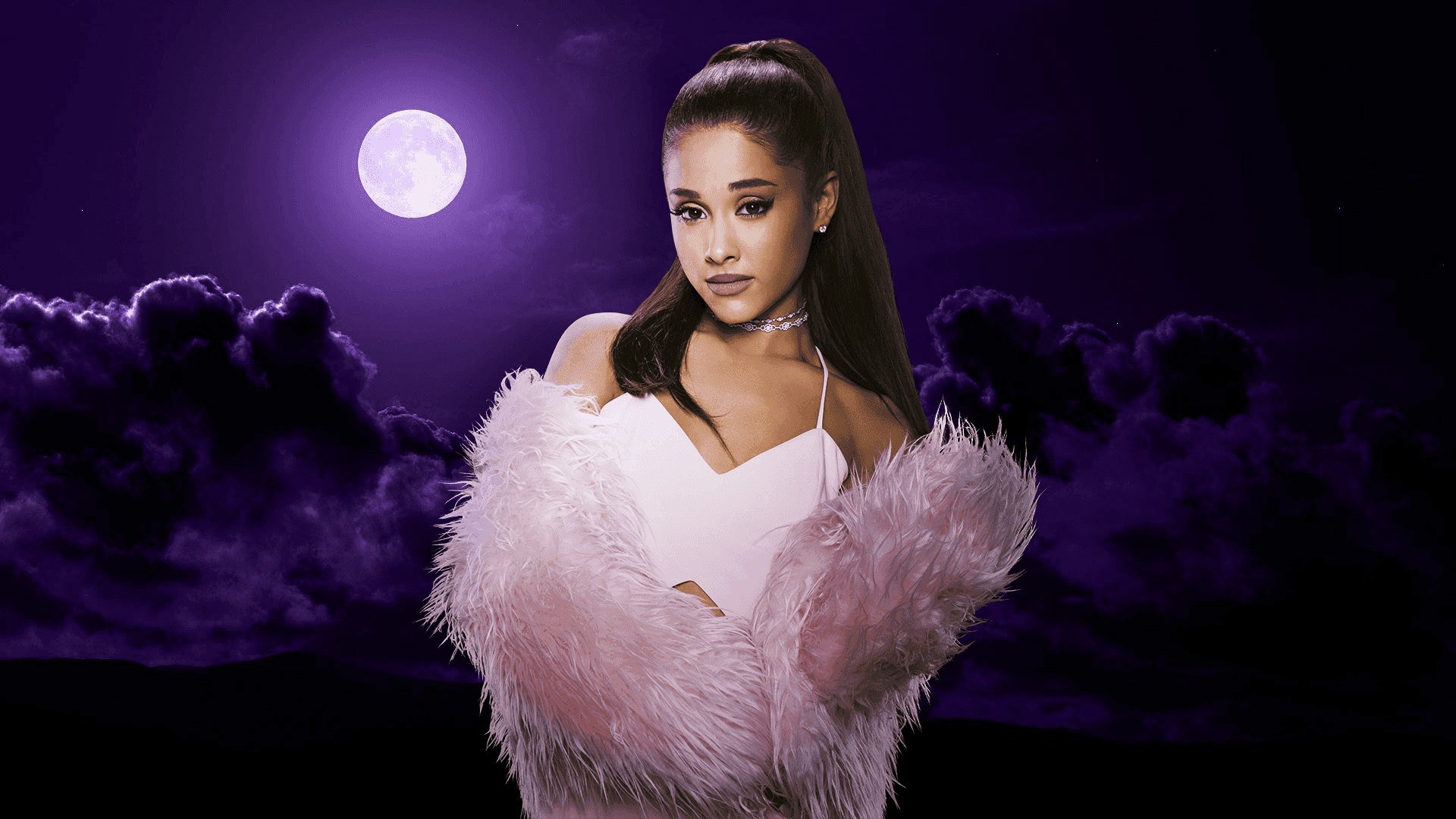 Ariana Grande Purple Wallpapers - Wallpaper Cave