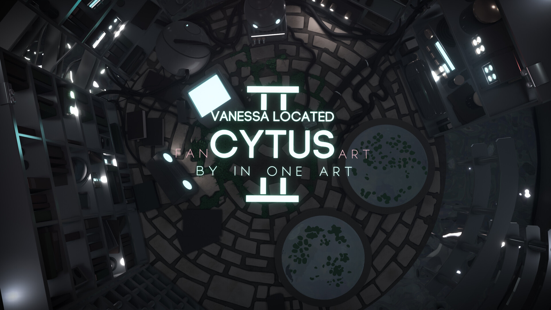 Cytus II Title screen Vanessa Located