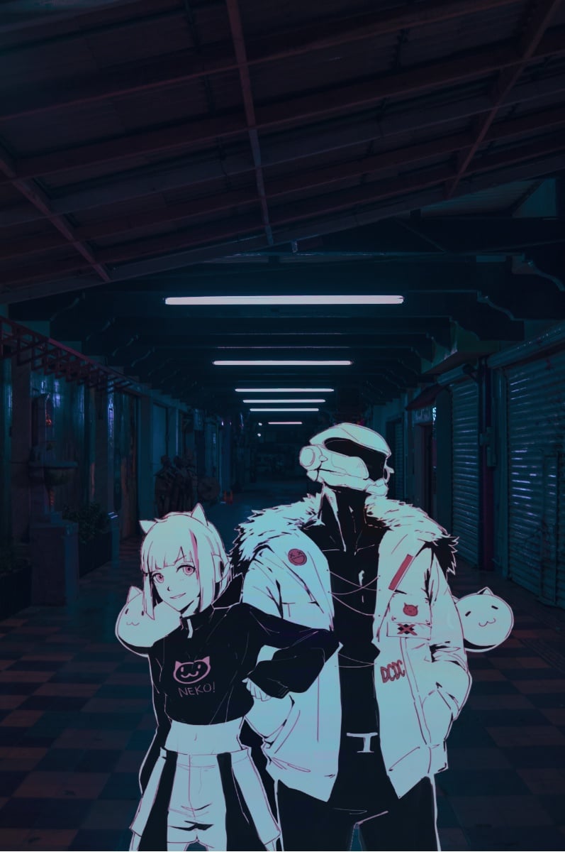 Neko x Xenon (Wallpaper)