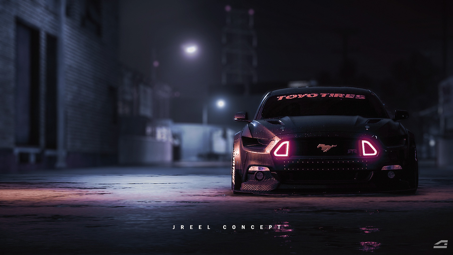 Wallpaper Mustang, Ford, Auto, The game