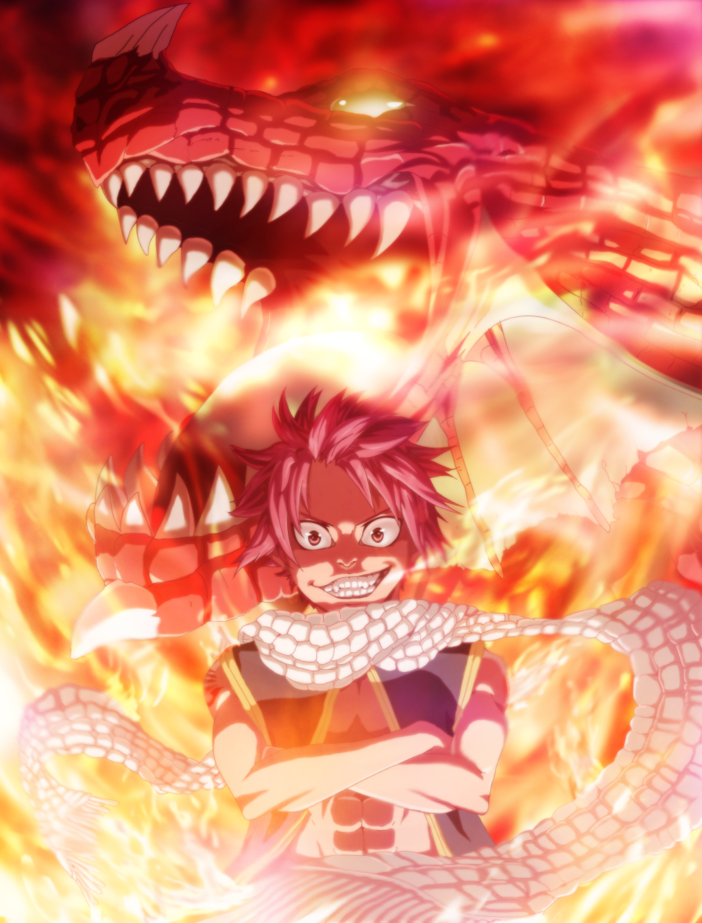 Natsu son ogen dragon Ignia color