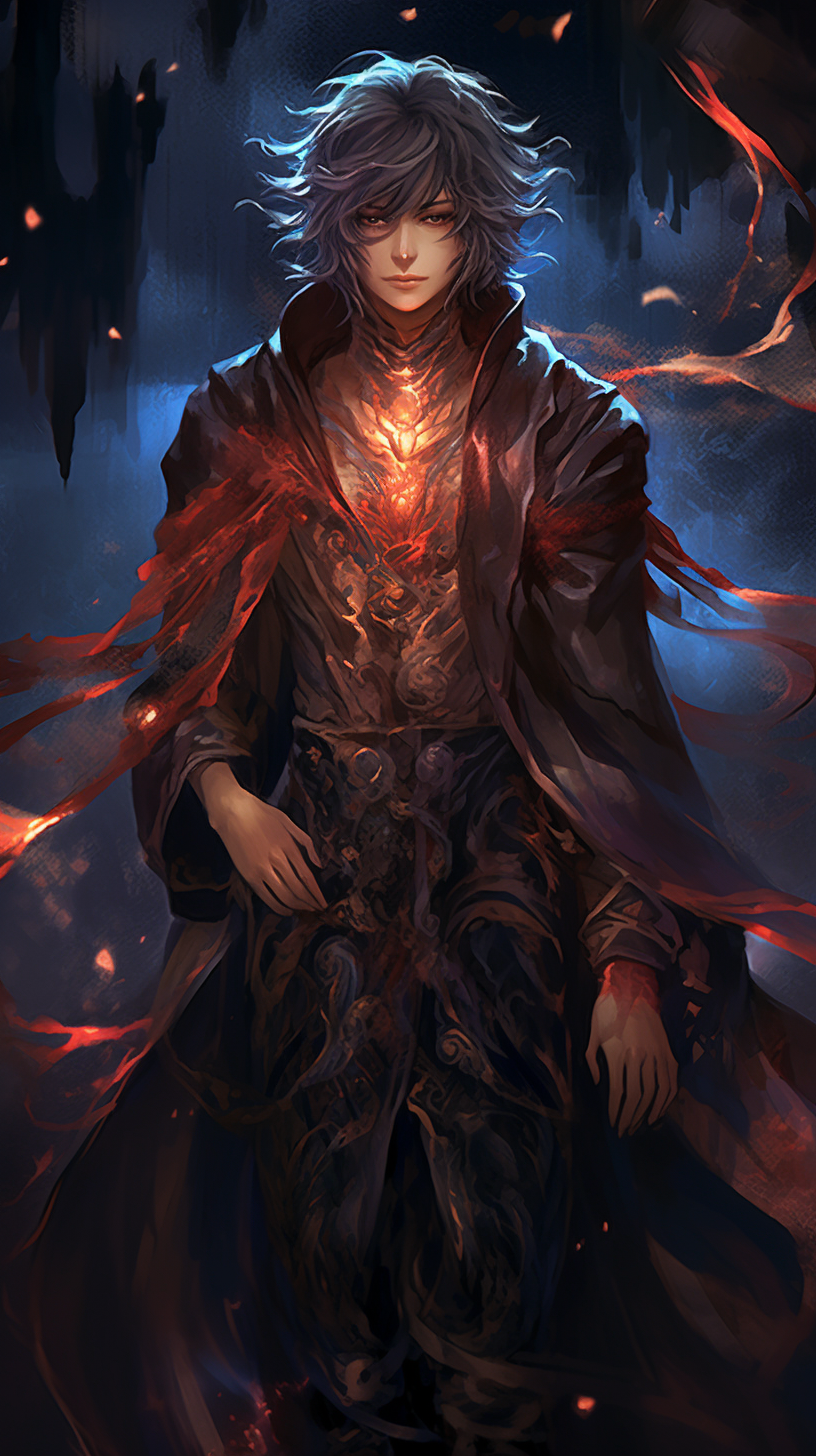 Foreboding Anime Mage