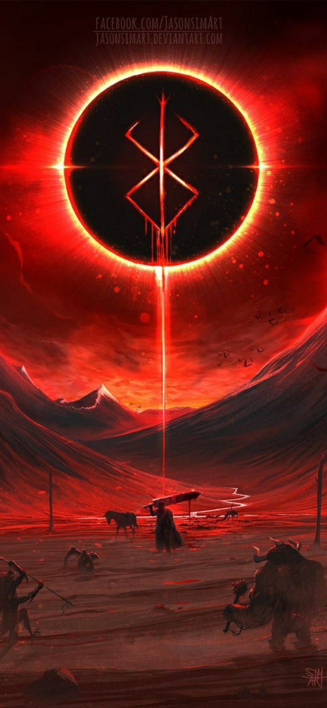 Berserk Wallpaper. Dark Fantasy Art