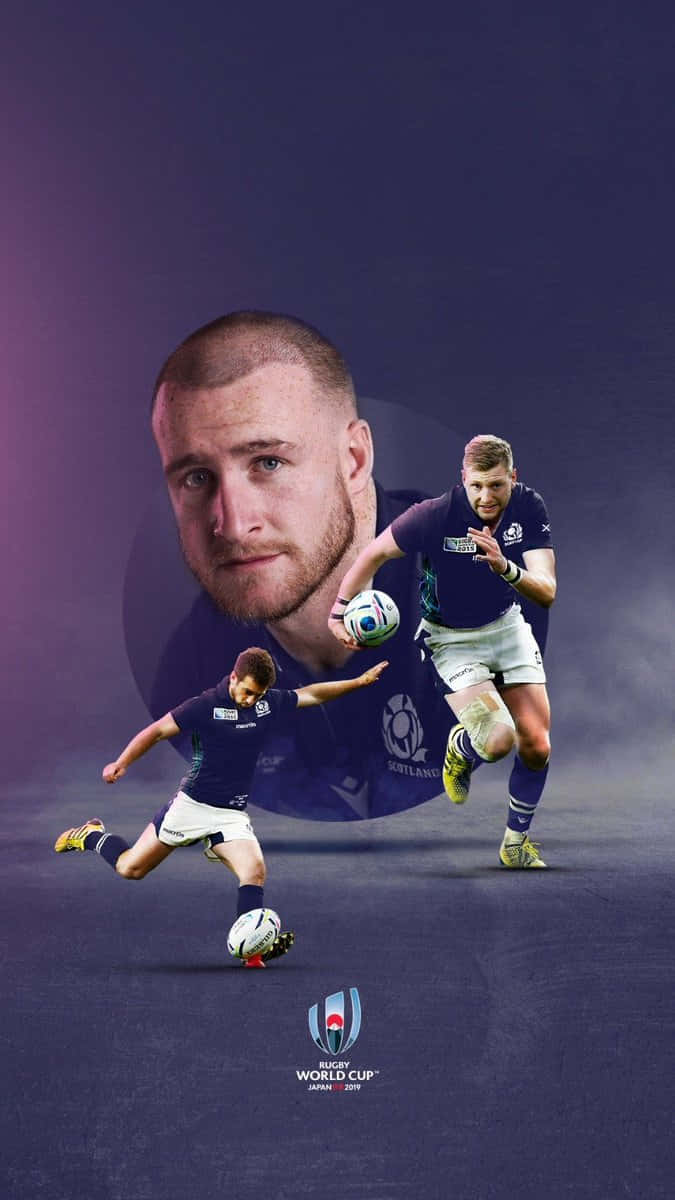Scotland Rugby Team in Action Wallpaper