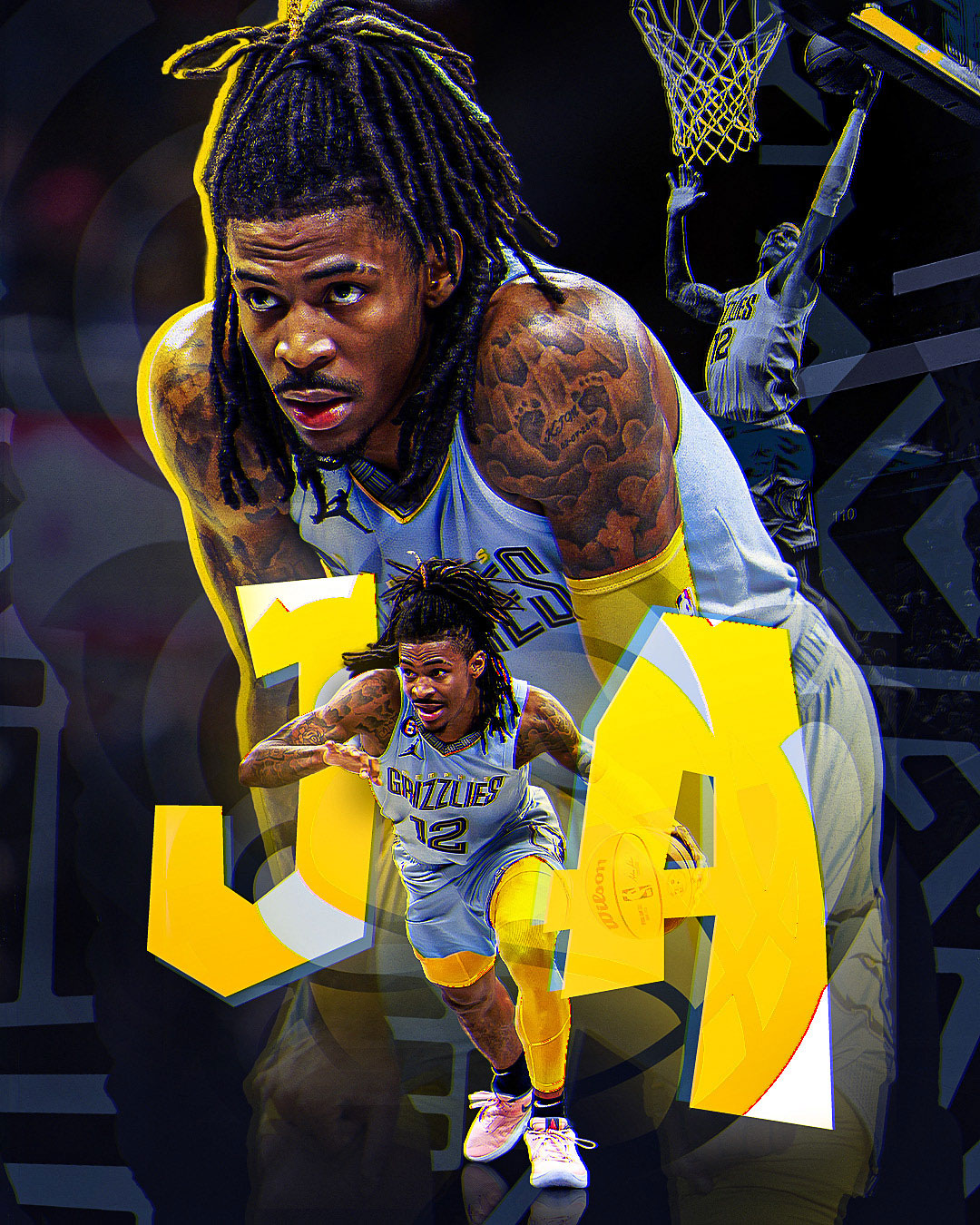 Ja Morant Memphis HD Wallpaper