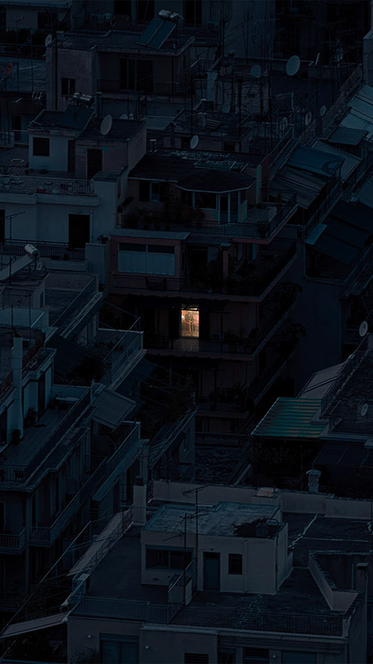 Minimal Dark Architecture Art