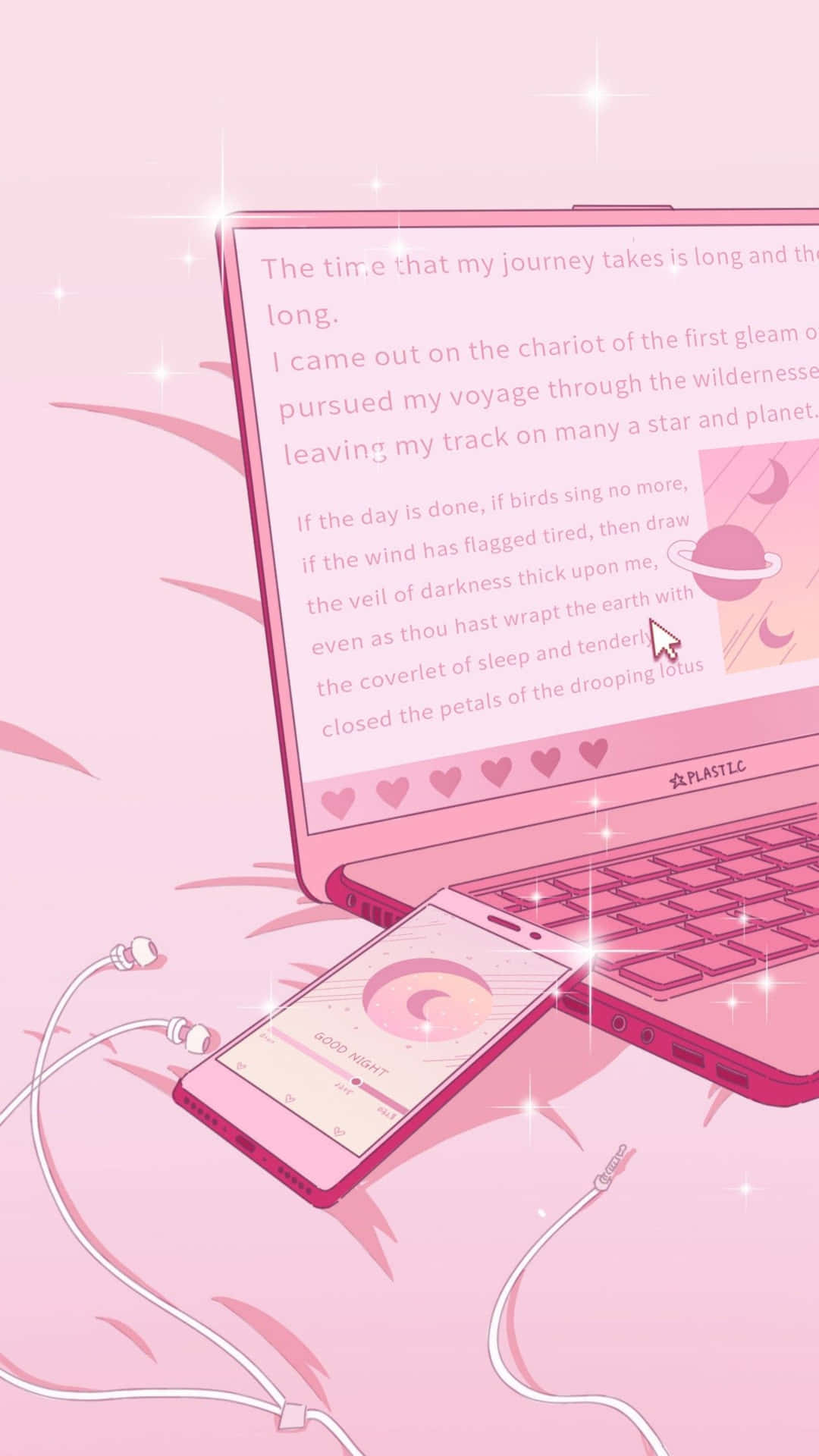 Download Pink Aesthetic Anime Phone