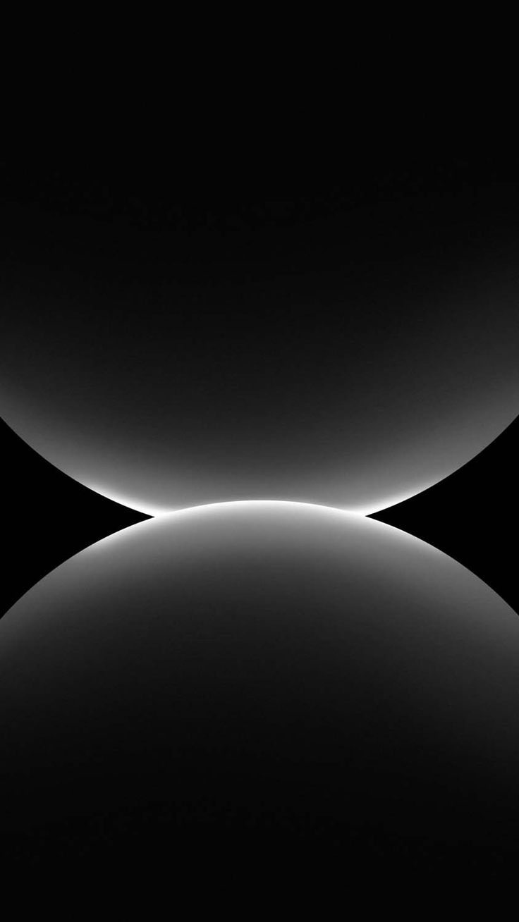 Dark Sphere Minimal iPhone Wallpaper