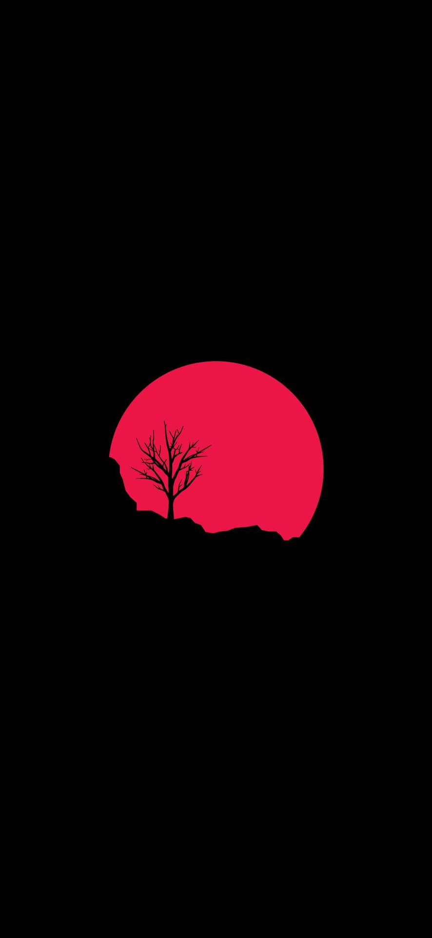 Download free Red Sunset Minimal Dark